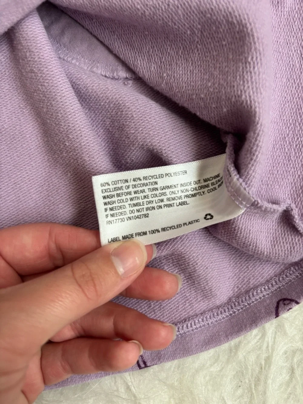 Cat & Jack Girls Lilac Casual Dress with Cottagecore Mushroom AOP